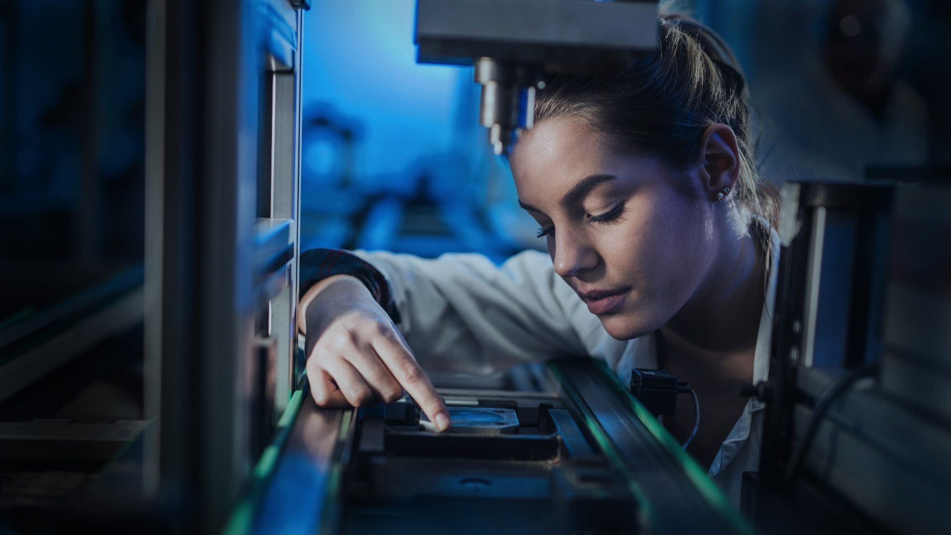 Female Engineer Intelligent Process Automation