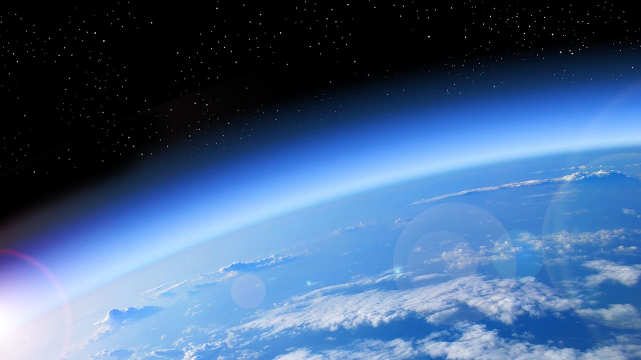 Planet Earth, as seen from space.